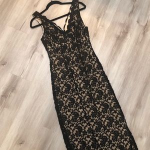 Connected Apparel long lace dress